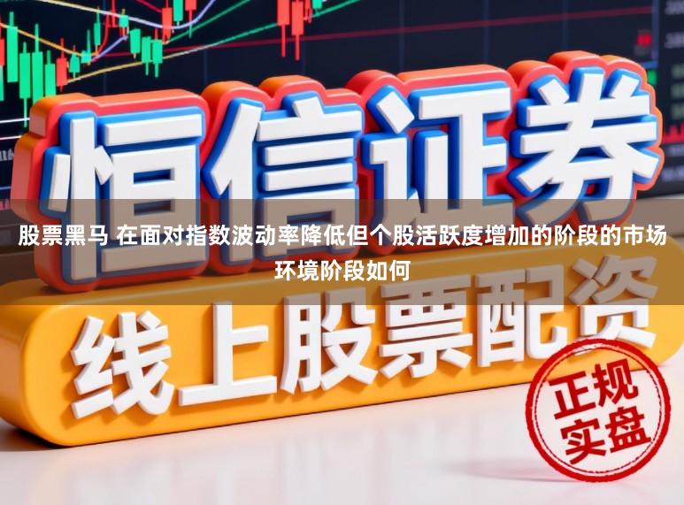 股票黑马 在面对指数波动率降低但个股活跃度增加的阶段的市场环境阶段如何